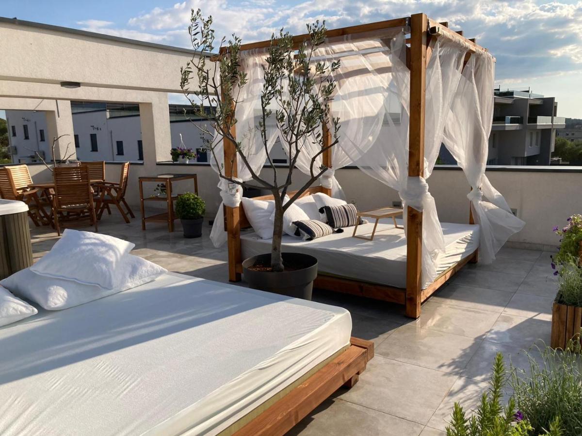 Rooftop Spa Apartman Trogir Kültér fotó